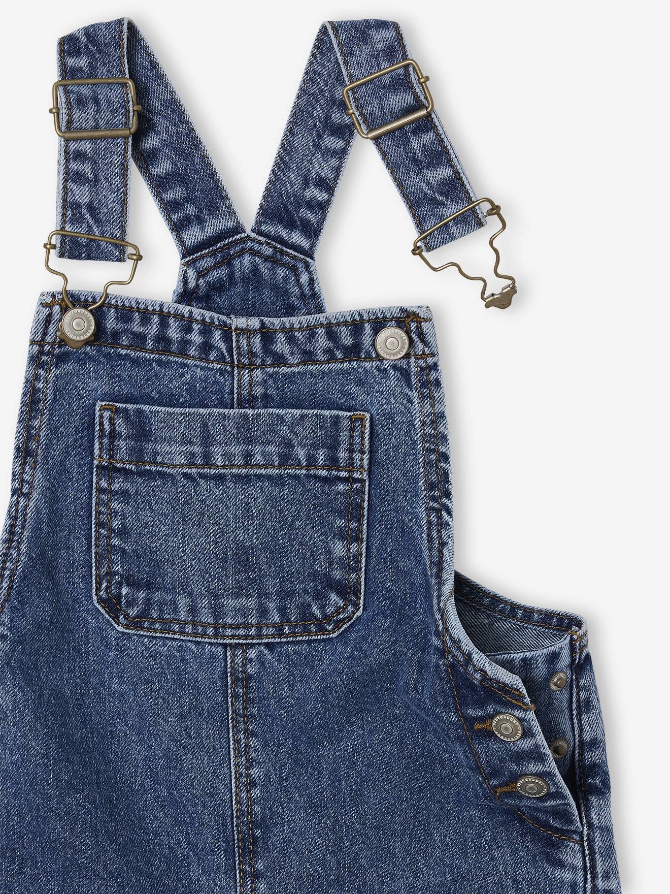 Salopettes Garçon Salopette En Denim Effet Du00e9lavu00e9 - Denim Stone - - 13.00 Salopette Jeans Garcon