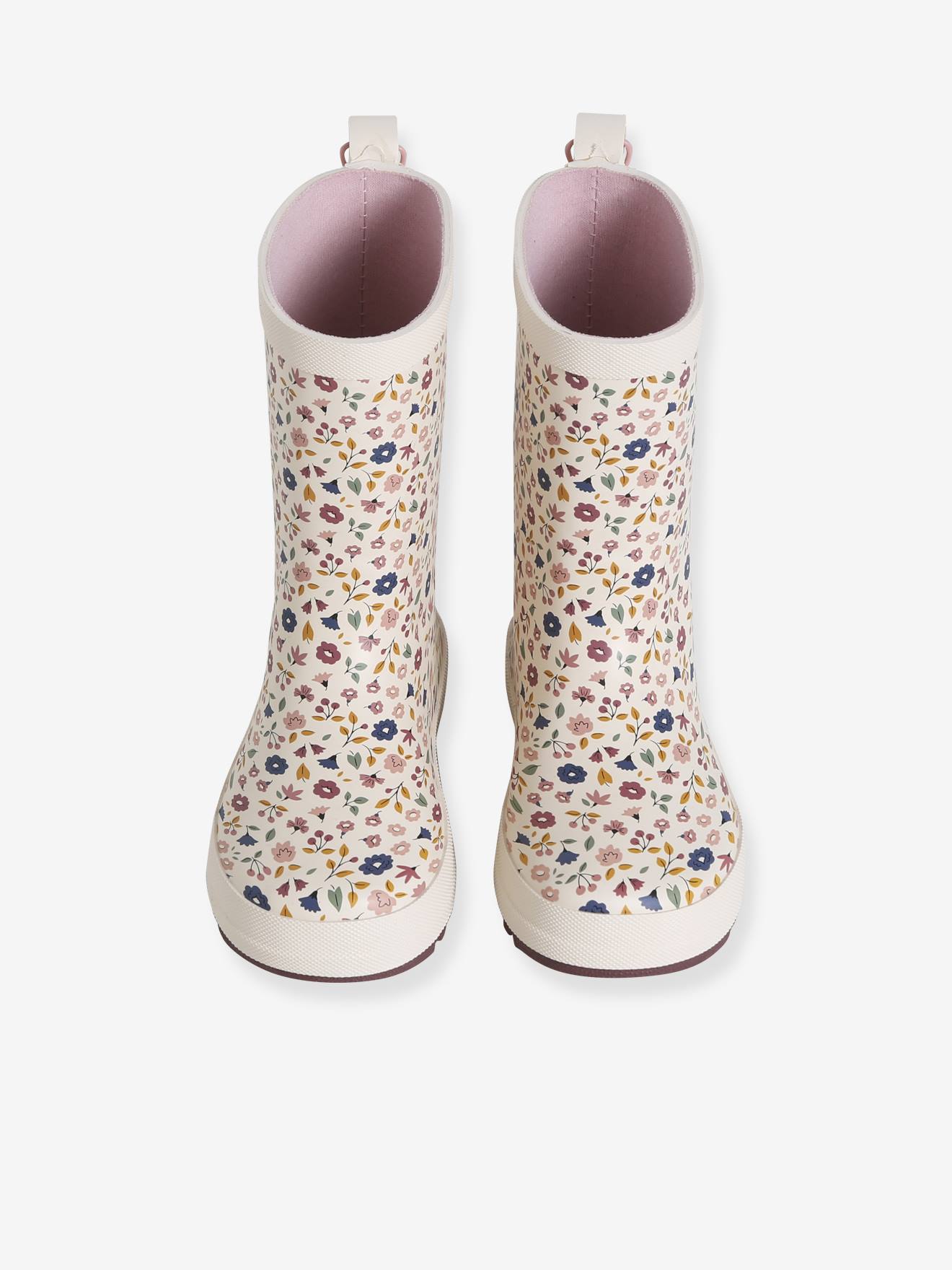 Bottes De Pluie Fille VERTBAUDET – Bicolores, Antidérapantes, Doublure Textile – Pour Jouer Sous La Pluie ! - 7