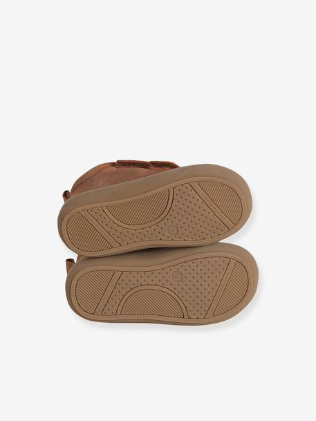 Chaussures premiers pas bébé velcro beige+bleu+bleu électrique+bleu océan+chocolat+lot beige+lot marron+lot vert+marron+ocre+vert+vert sauge - vertbaudet enfant 