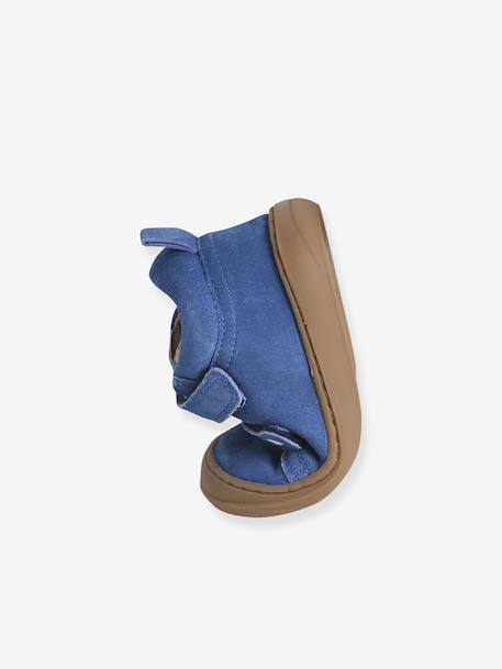 Chaussures premiers pas bébé velcro beige+bleu+bleu électrique+bleu océan+chocolat+lot beige+lot marron+lot vert+marron+ocre+vert+vert sauge - vertbaudet enfant 