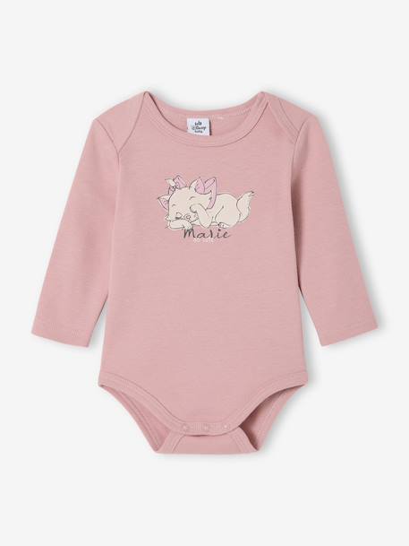 Lot de 2 bodies fille Disney Marie les Aristochats lilas poudré - vertbaudet enfant 