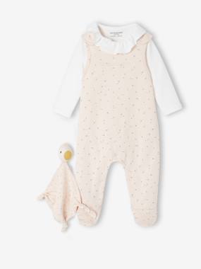 3-Piece Set for Newborns: Jumpsuit + Bodysuit + Comforter  - vertbaudet enfant
