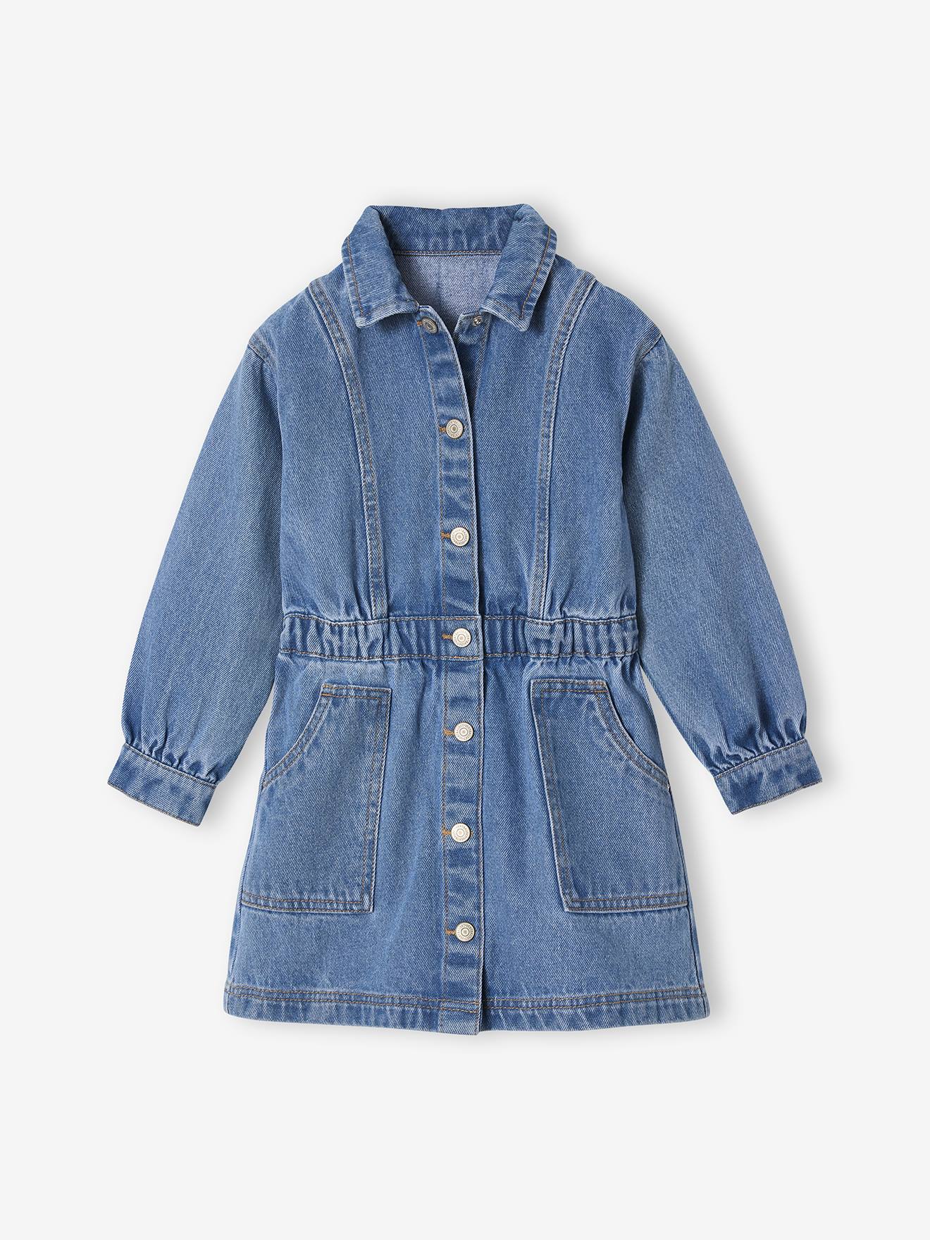 Robe En Jean Bluezoo Fille âge 7 Ans - Occasion Très Bon état - Décontractée