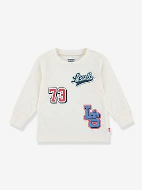Baby-T-shirt with fancy LEVI'S® logos and long sleeves