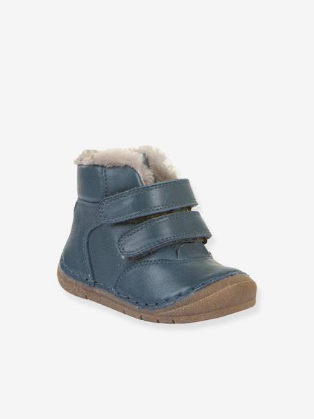 Boys' PAIX UP WINTER boots FRODDO blue+caramel+night blue+old rose - vertbaudet enfant 