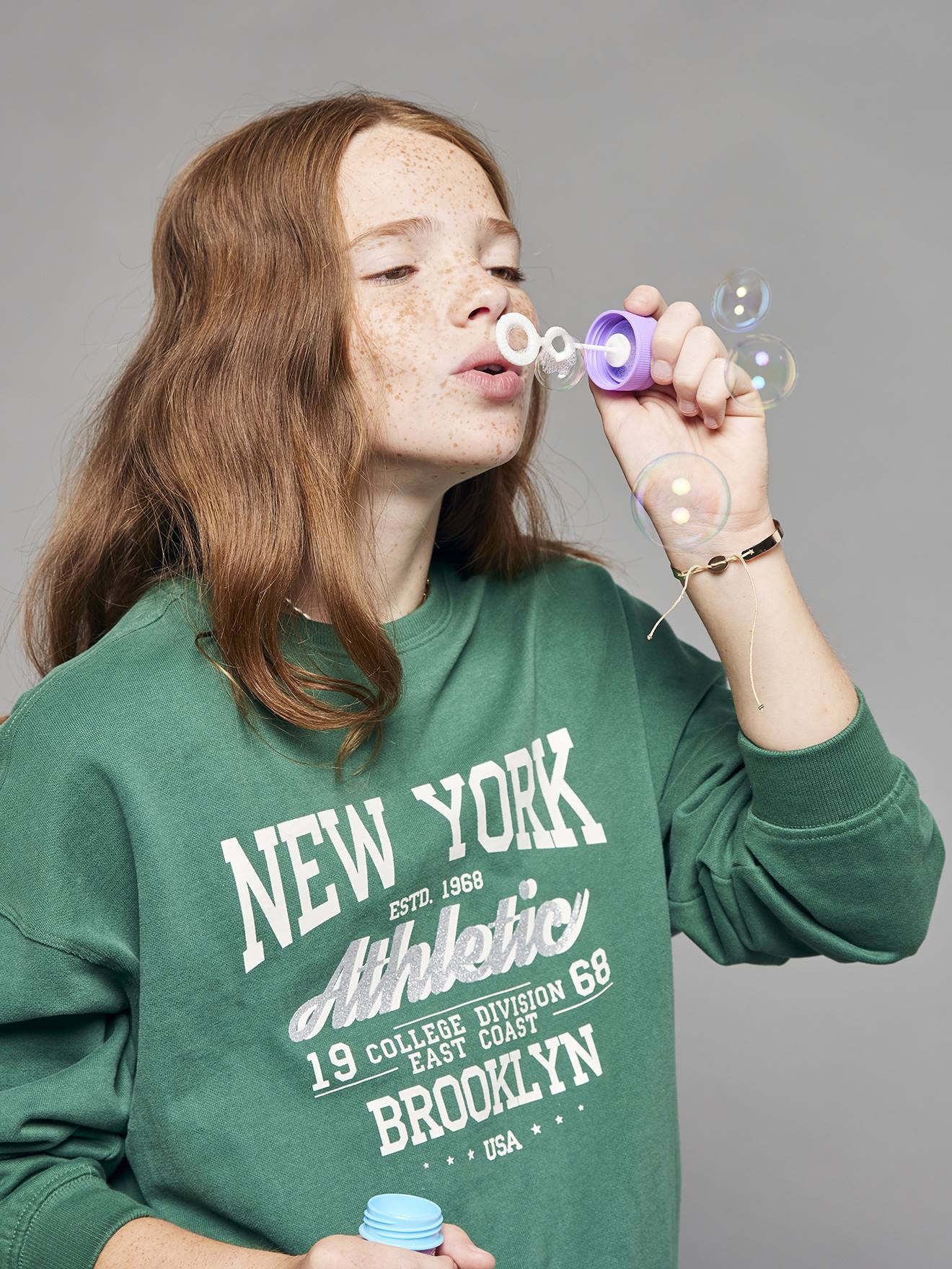 Sweat Pull Femme Nobody's Child – Vert, Taille M, Coton Bio