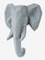 Trophée mural éléphant lumineux GRIS - vertbaudet enfant 