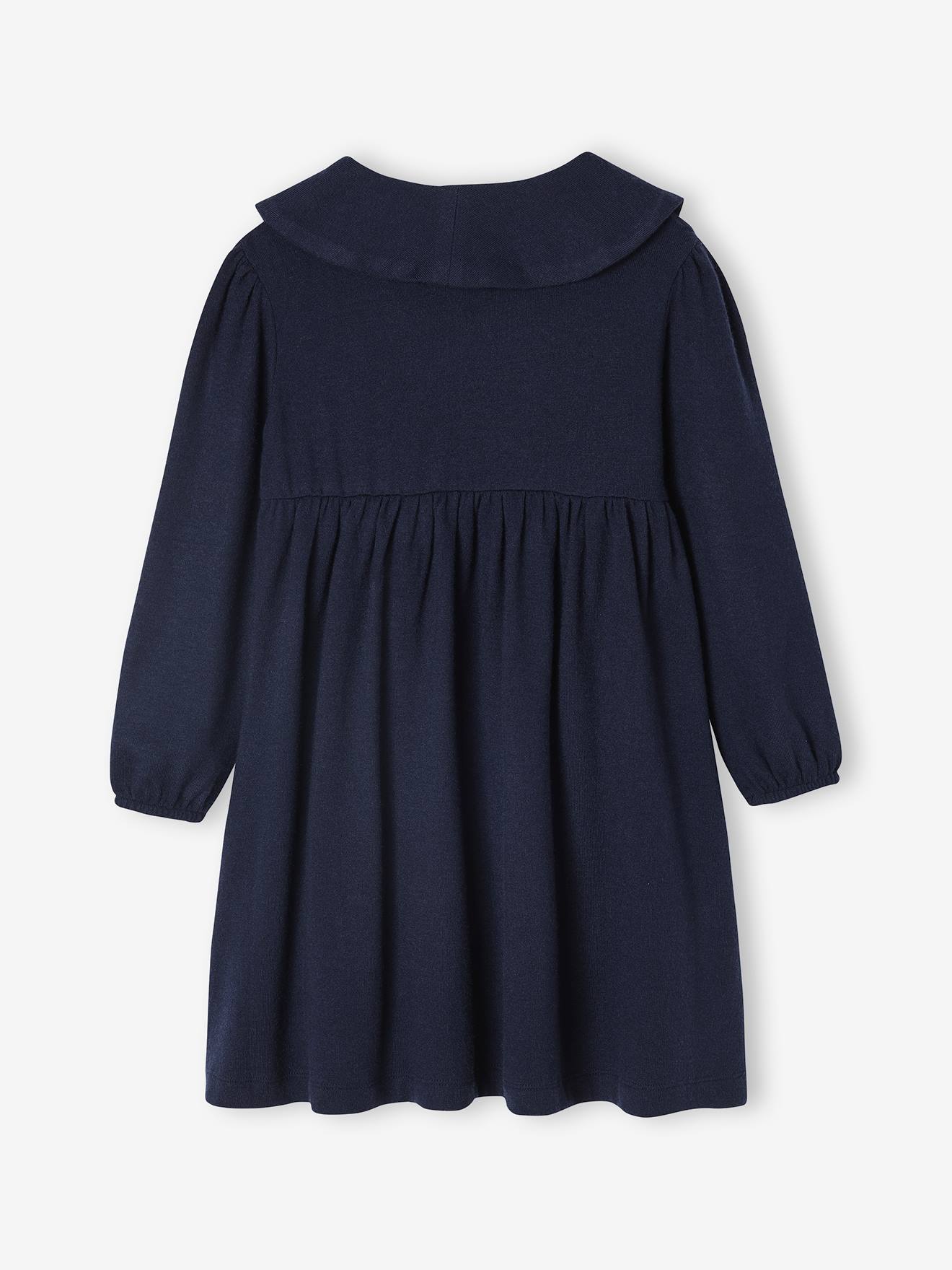 Robe Fille Joules 7 Ans (122 Cm) Style Rugby - Rayures Marine Et Crème - Coton