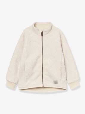 Teddy fleece jacket with zip for children MATCEDRIC MINI A TURE  - vertbaudet enfant