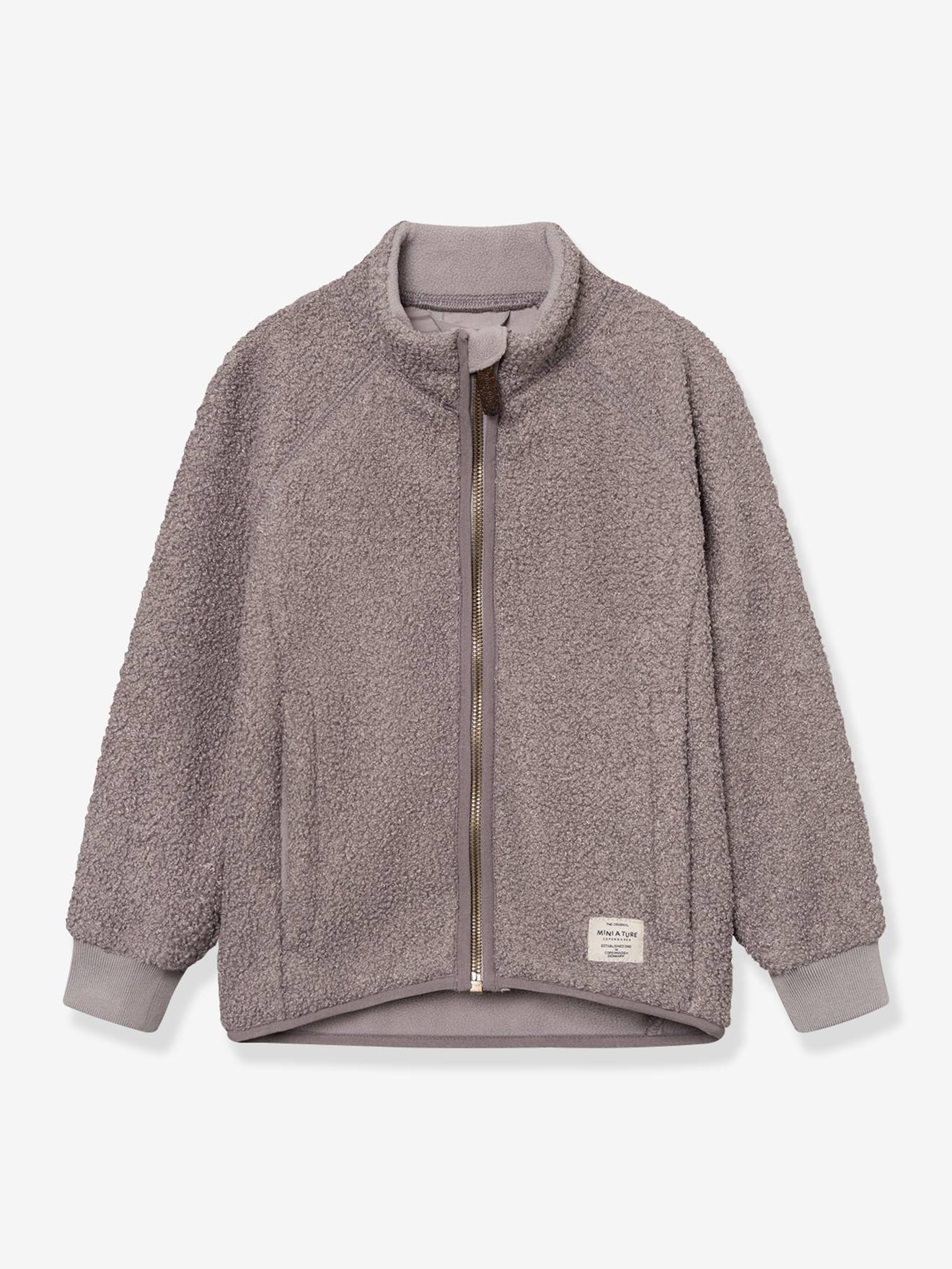 Teddy fleece jacket with zip for children MATCEDRIC MINI A TURE 