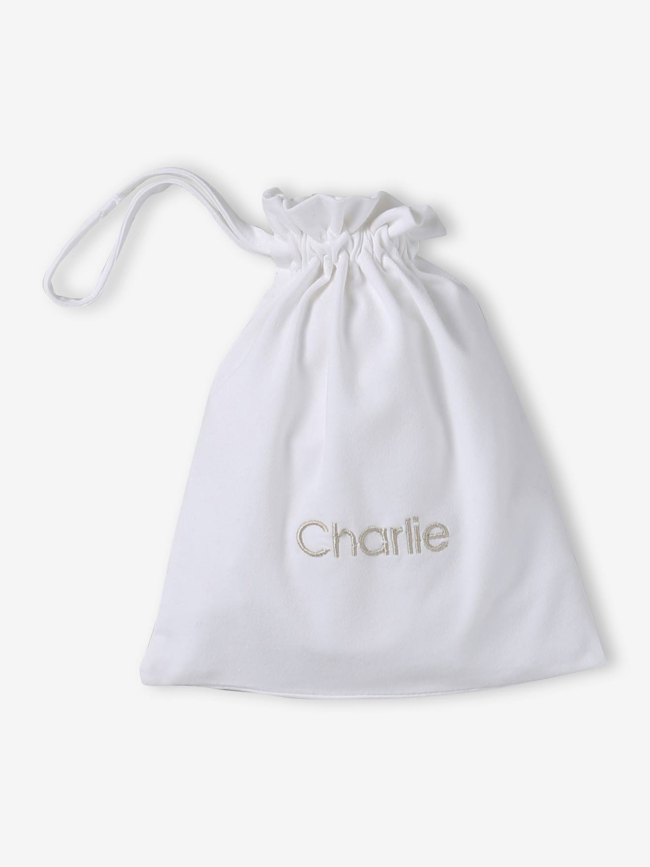 2 Italian Benetti White Hats with White Gift Bag. Knitted hat with bow | Off-white | Baby | Newbie main image 3