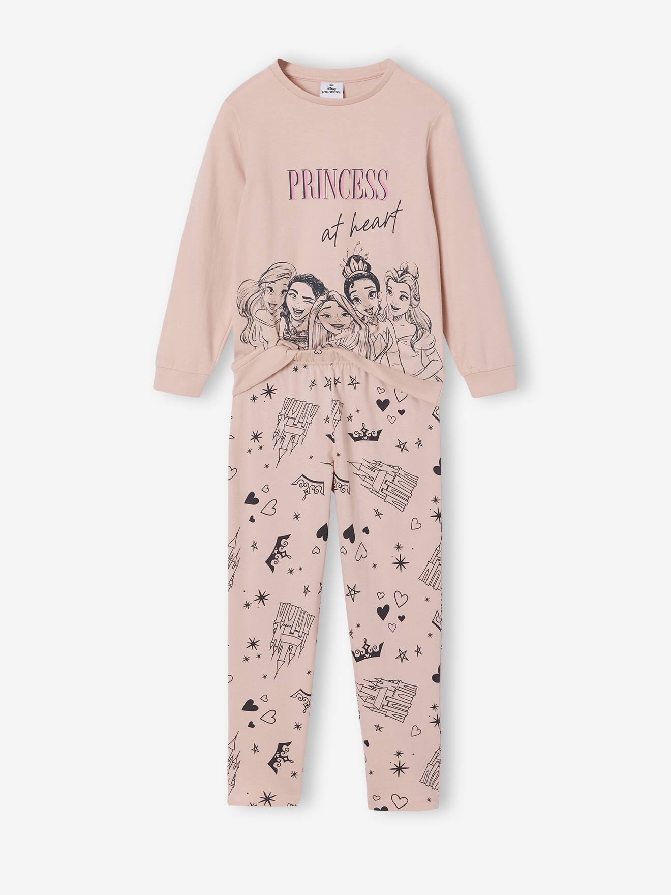 Pyjama Disney Princesses rose poudré, Fille
