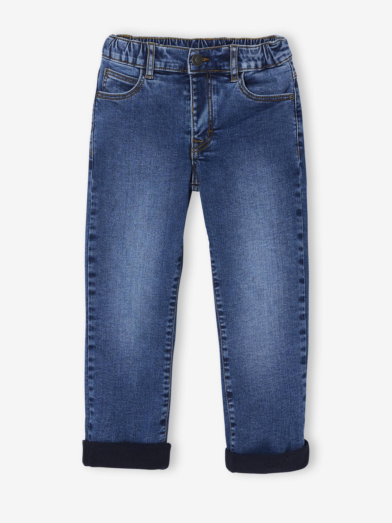 Vertbaudet Garcon Jean Droit Indestructible Garçon Doublé Polaire Stone Vertbaudet | La Pepe Jeans Garcon