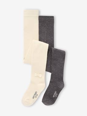 -Lot de 2 paires de collants fille spécial fêtes