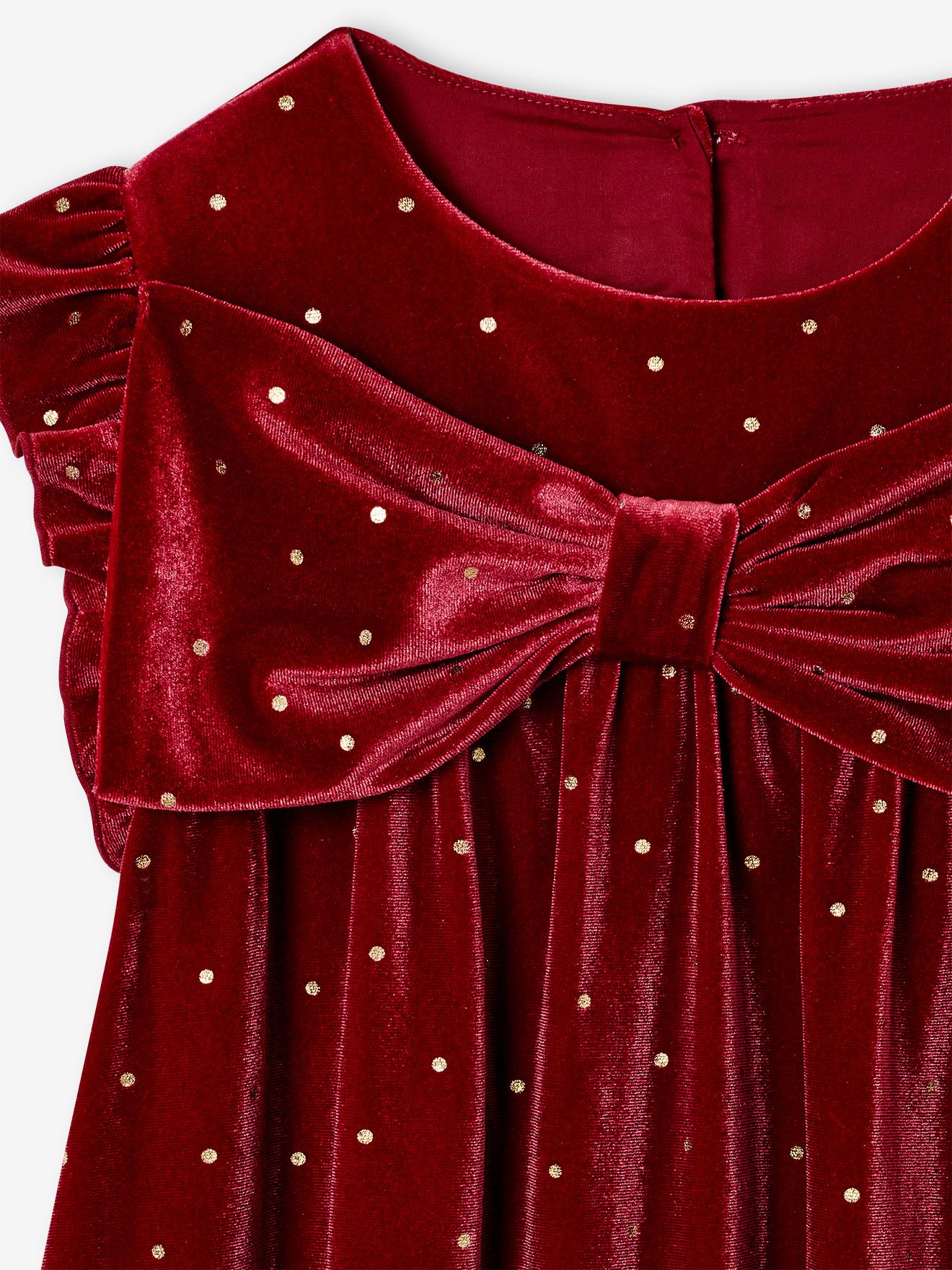 white christmas dresses Susanne Lively Girls Red Christmas Party Dress - Red Skirt & Sash main image 0