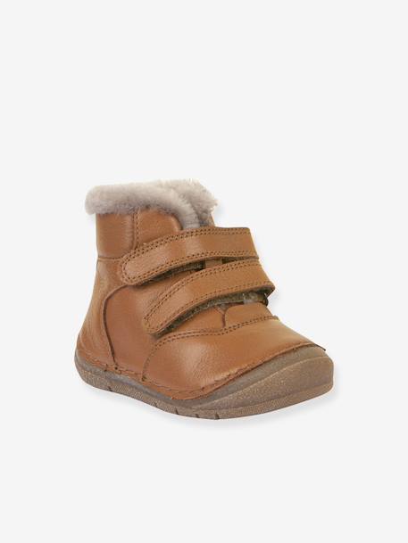 Boys' PAIX UP WINTER boots FRODDO blue+caramel+night blue+old rose - vertbaudet enfant 
