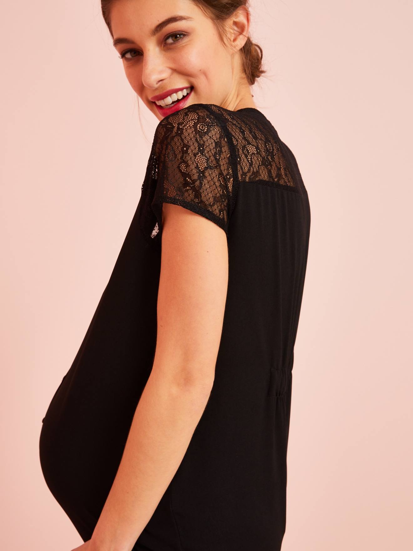 lace maternity jumpsuit
