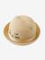 Embroidered Iridescent Hat, Decorative Cat & Ears, for Girls Beige - vertbaudet enfant 