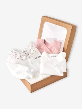 3-Piece Set for Newborns: Plain Knit Cardigan + Sleepsuit + Bodysuit  - vertbaudet enfant