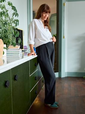 -Wide-Leg Trousers, Before and After