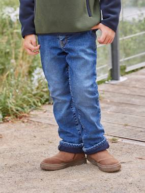 -Fleece-Lined Denim Jeans for Boys