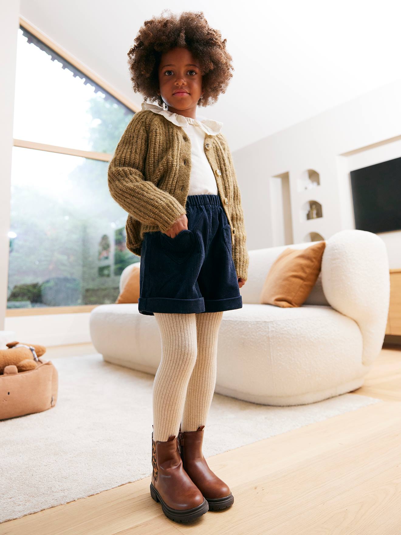 Short En Velours Et Collant Brillant Pour Fille - Taille 9 Ans - Marque NEXT - Neuf Avec étiquettes