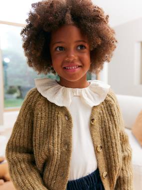 Gilet en crochet fille écru, Fille
