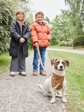 Doudoune garçon à capuche doublée polaire avec gants ou moufles