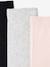 Girl's Pack of 3 Pairs of Jersey Knit Fabric Tights Light Pink - vertbaudet enfant 