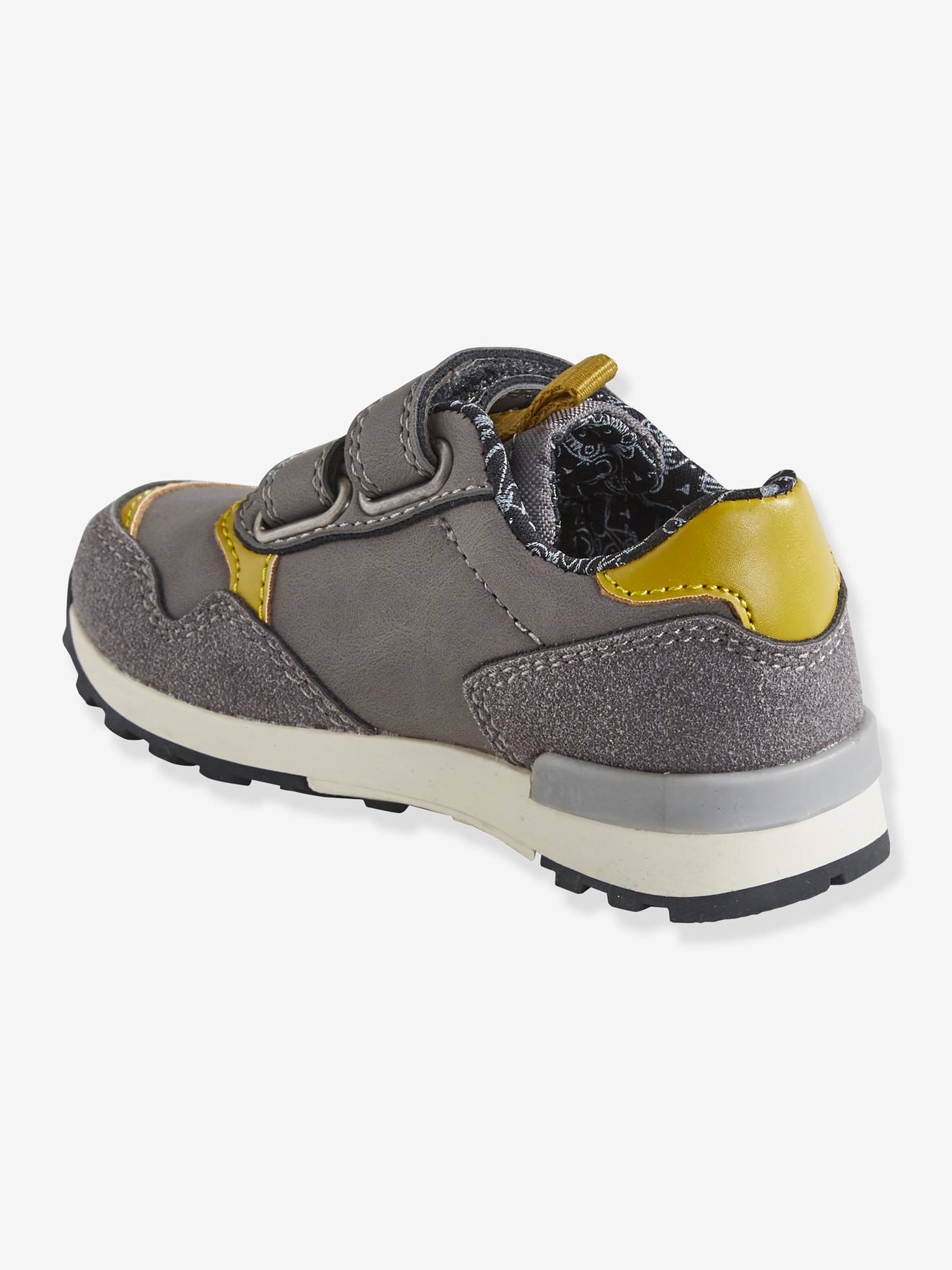 Touch Fastening Trainers for Baby Boys Runner Style grey Shoes