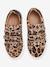 Baskets scratchées en cuir fille BEIGE IMPRIME - vertbaudet enfant 