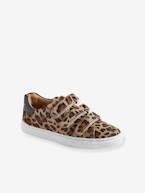 Leather Trainers with Touch Fasteners, for Girls  - vertbaudet enfant 
