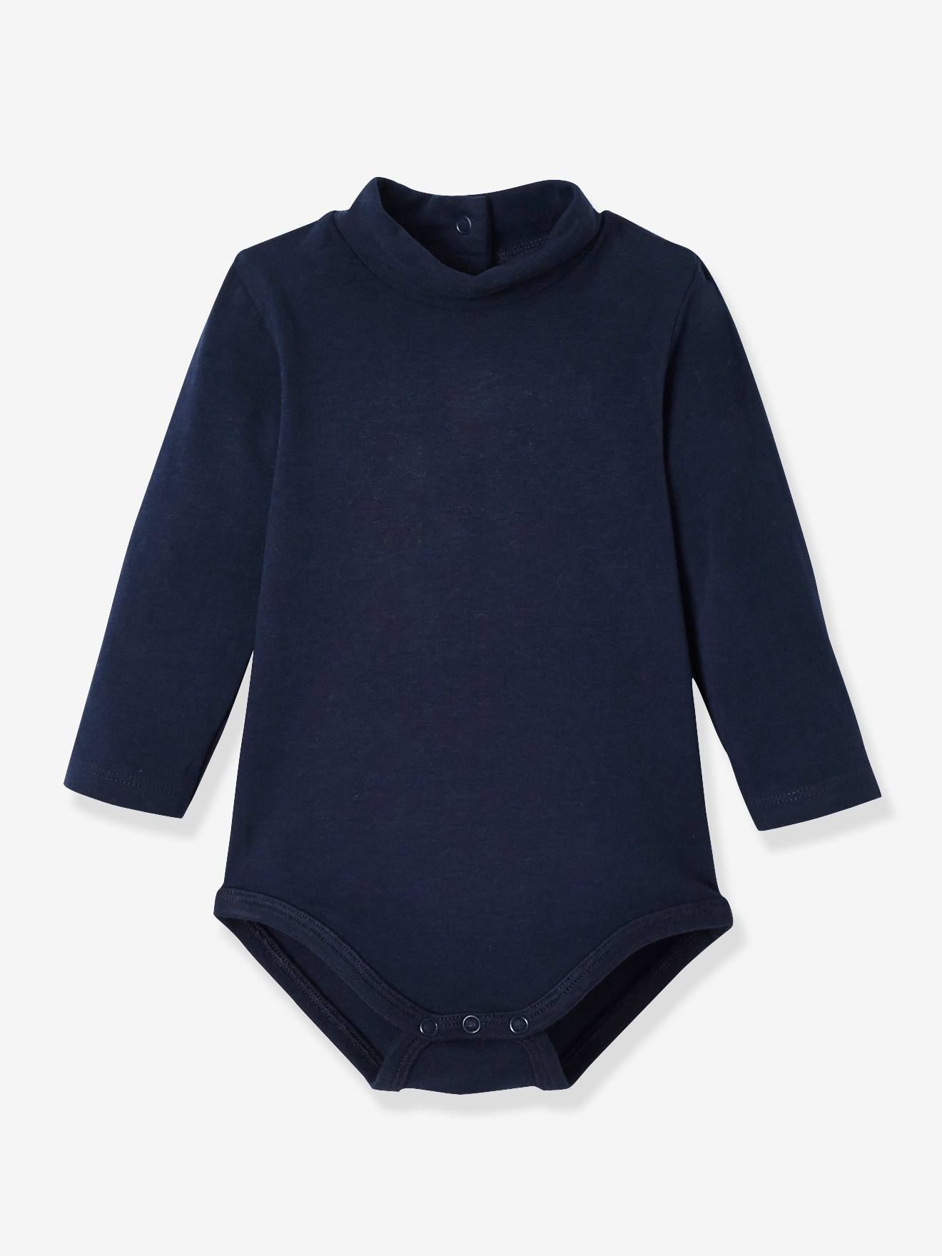 Lot De 2 Bodies Bebe Col Montant Manches Longues Oeko Tex Bleu Navy 19 3923 Light Grey B Bebe