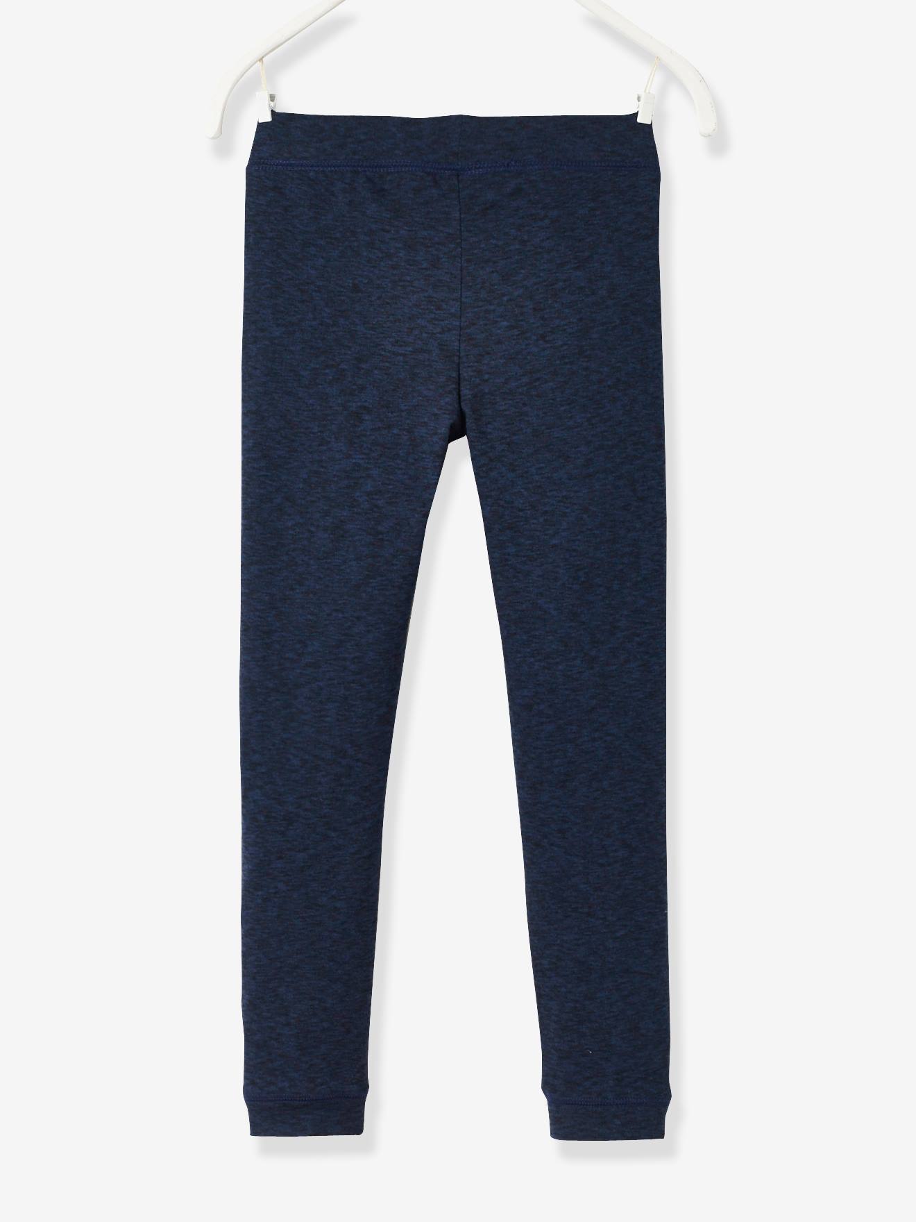 girls navy sports leggings
