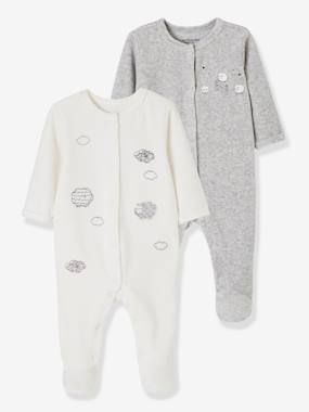 Pyjama Bebe Velours Dors Bien Pour Bebes Fille Et Garcon En Ligne Vertbaudet